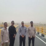 بازدید معاون عمرانی استاندار و مدیرکل راه و شهرسازی سیستان و بلوچستان از تقاطع غیر هم سطح عطامحمد زهک