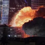 انفجارهای بسیار مهیب همزمان با موج جدید حمله موشکی ایران در مناطق مختلف اسرائیل + ۳ فیلم