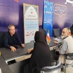 ببینید | حضور میدانی مدیرکل راه و شهرسازی البرز در میز خدمت نماز جمعه کرج