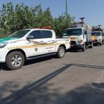 استقرار ۱۹ دستگاه ماشین‌آلات راهداری برای تسهیل تردد زائرین اربعین در ایلام