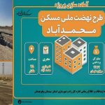 اطلاع نگاشت| آخرین وضعیت پیشرفت عملیات آماده سازی سایت طرح نهضت ملی مسکن محمدآباد سیستان