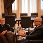دیدار لاریجانی با نخست‌وزیر لبنان