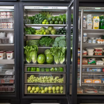 ویترین یا یخچال؟ یخچال خانم بازیگر هر نگاهی را خیره می‌کند