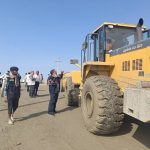 برقراری تردد در محور مهرگی شهرستان سیریک(هرمزگان) پس از بارش شدید