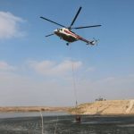 عملیات گسترده هلال‌احمر برای مهار آتش‌سوزی جنگل توسکستان/ ۳۲ سورت پرواز بالگرد در دو روز