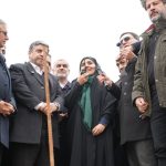 ببینید | اتمام عملیات ریل گذاری راه‌آهن اردبیل-میانه با حضور وزیر راه و شهرسازی