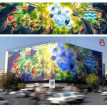 طرح جدید دیوارنگاره میدان انقلاب؛ دانشجویان: می‌مانیم- می‌سازیم