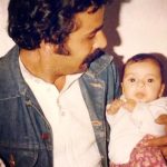 ببینید؛ نوزادی رویا میرعلمی در آغوش پدرش + عکس